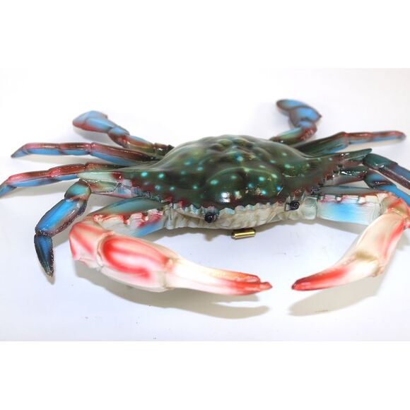 6 Inch Maryland Blue Crab Beach Wall Decor Resin - Picture 4 of 7
